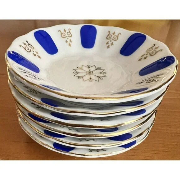 Ipex MCM Plates Butter Pats Tea Bag Rest Tiny Plates - Picture 3 of 12